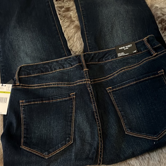 NWT | Nine West | high-rise gramercy curvy straight | 14P - Picture 2 of 5